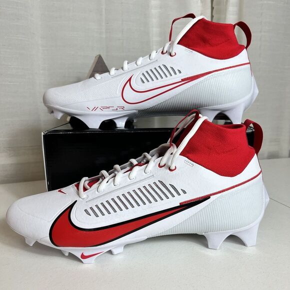 ✅ Nike Vapor Edge Pro 360 2 TB Promo Men‎ Size 14 White Red FB Cleats FN7759-106